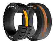 21x8x15 Trelleborg PS1000 POB FL Multipurpose Smooth Tyre 
